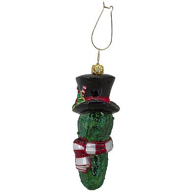 5" Christopher Radko The Christmas Pickle Glass Ornament #1020523