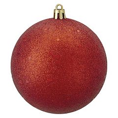 Shiny Black Shatterproof Christmas Ball Ornament 4 (100mm