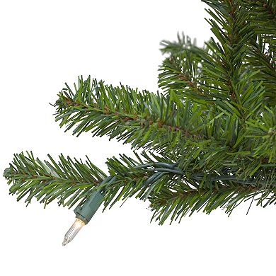4' Pre-Lit Medium Alpine Artificial Christmas Tree - Clear Lights