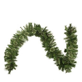 50' x 14" Kingston Cashmere Mixed Pine Commercial Artificial Christmas Garland Unlit