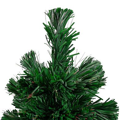 2' Pre-Lit Medium Color Changing Fiber Optic Artificial Christmas Tree