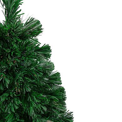 2' Pre-Lit Medium Color Changing Fiber Optic Artificial Christmas Tree