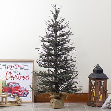 3' Warsaw Two-Tone Twig Artificial Christmas Tree - Unlit