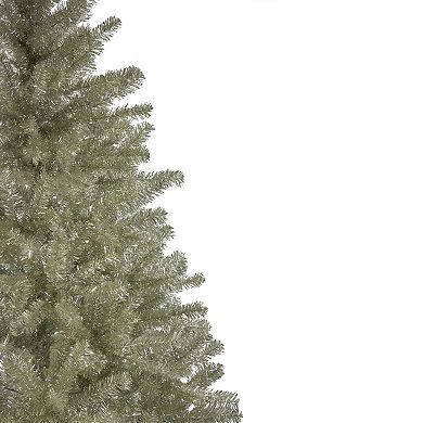 6' Unlit Medium Sheer Champagne Tinsel Artificial Christmas Tree