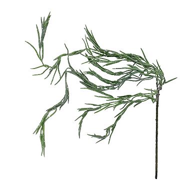 33" Green Iced Willow Succulent Hanging Artificial Christmas Spray