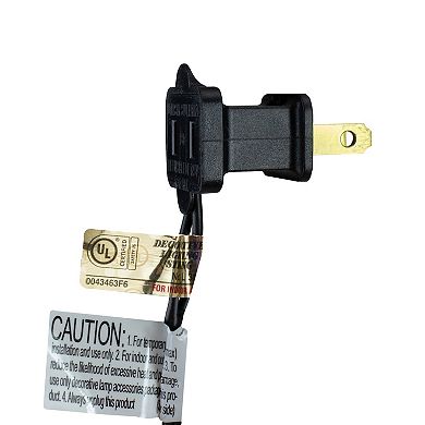 35-Count Purple Mini Christmas Lights 7ft Black Wire