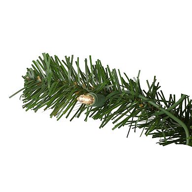 Pre-Lit Deluxe Windsor Pine Artificial Christmas Wreath - 36-Inch Clear Lights
