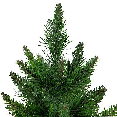 18" Mini Balsam Pine Medium Artificial Christmas Tree in Burlap Base Unlit