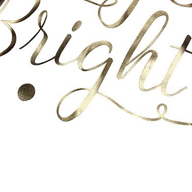 48” Ivory White Merry and Bright Christmas Tree Skirt