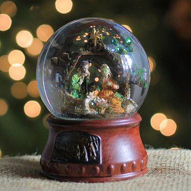 5.5" Christmas Nativity Musical Snow Globe