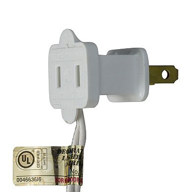 Pre-Lit White Commercial Snow White Pine Artificial Christmas Wreath - 6-Foot Clear Lights