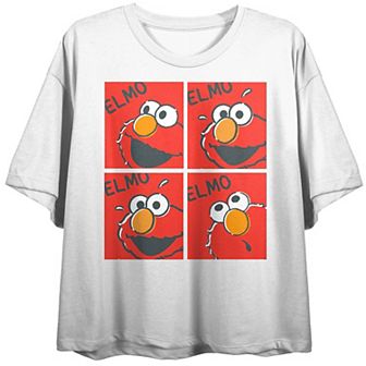 Juniors' Sesame Street Elmo Graphic Tee
