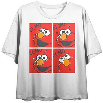 Juniors' Sesame Street Elmo Graphic Tee
