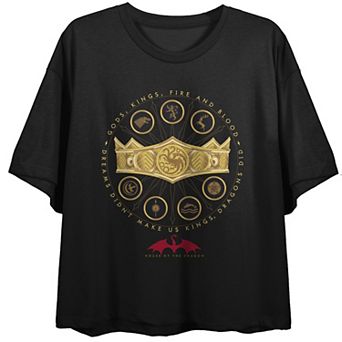 Juniors' House Of The Dragon Graphic Crewneck Tee