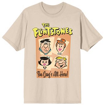 Juniors' The Flintstones All Here Graphic Tee