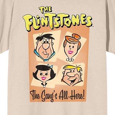 Juniors' The Flintstones All Here Graphic Tee