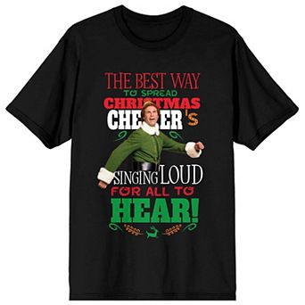 Juniors' Elf Christmas Cheer Graphic Tee