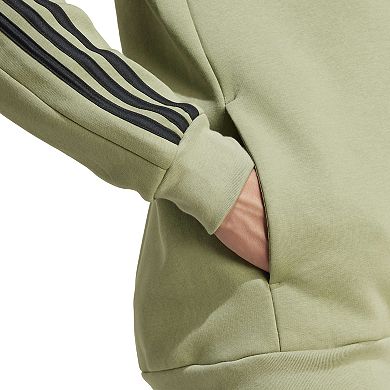 Men's adidas Sportswear Essentials Fleece 3-Stripes Full-Zip Hoodie