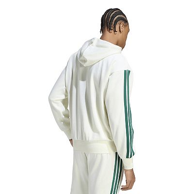 Men's adidas Sportswear Essentials Fleece 3-Stripes Full-Zip Hoodie