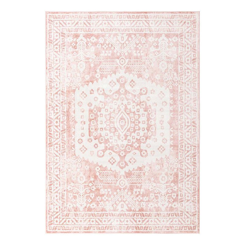 Unique Loom Sheldonian Oxford Rug, Pink, 9X12 Ft