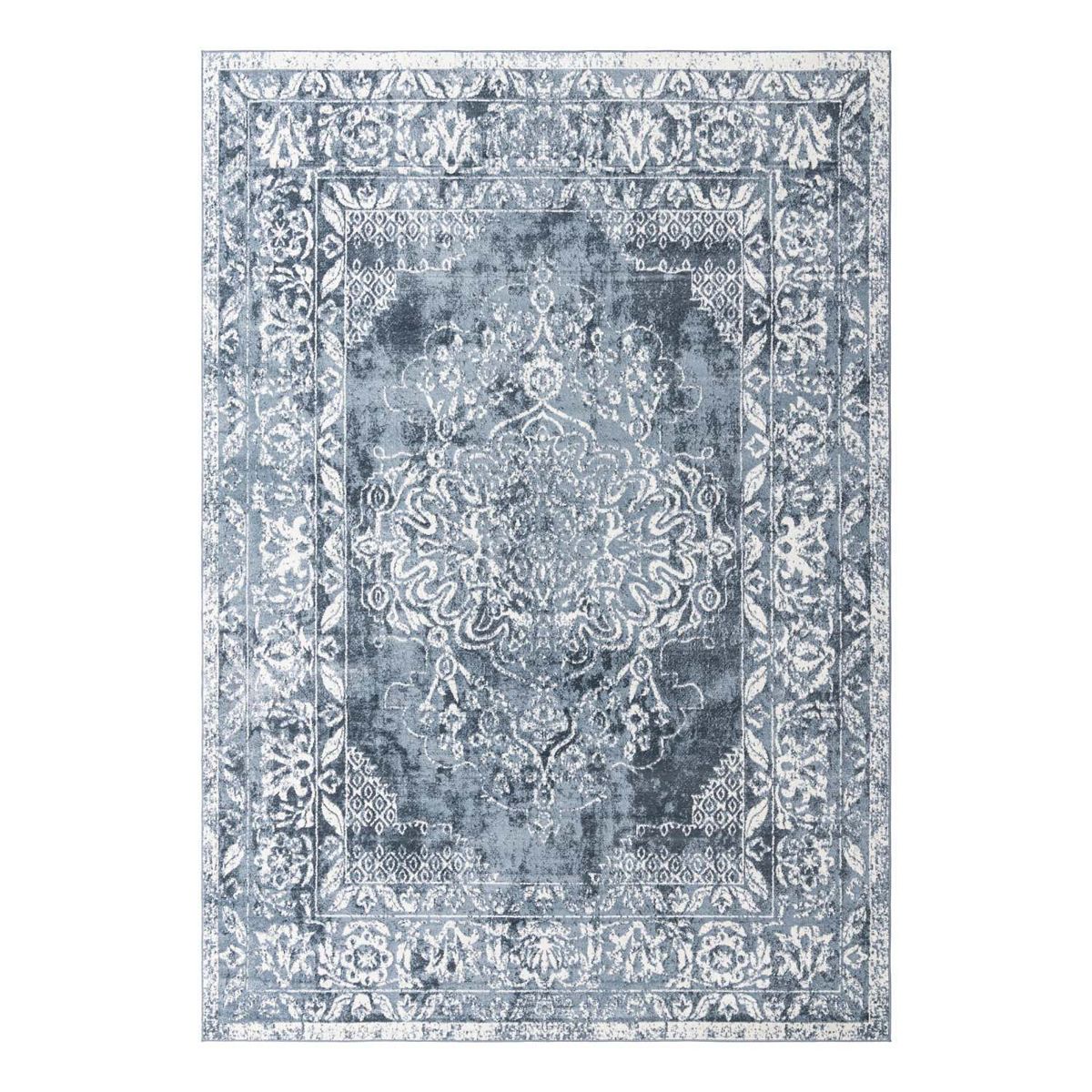 Unique Loom Bodleian Oxford Rug - Blue