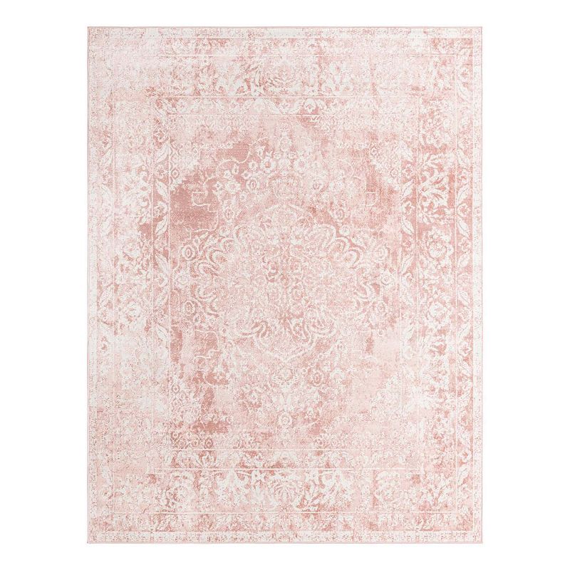 Unique Loom Bodleian Oxford Rug, Pink, 10X14 Ft