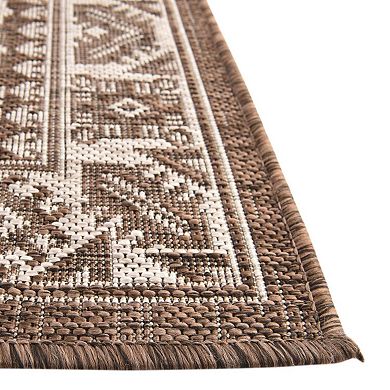 Unique Loom Chalca Outdoor Tribal Rug