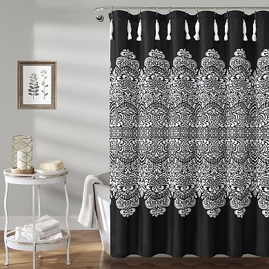 Lush Decor Boho Medallion Shower Curtain