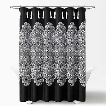Lush Decor Boho Medallion Shower Curtain