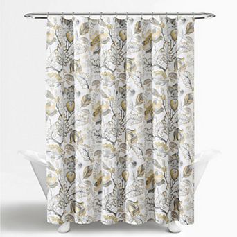Lush Decor Cynthia Jacobean Shower Curtain