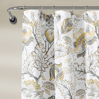 Lush Decor Cynthia Jacobean Shower Curtain