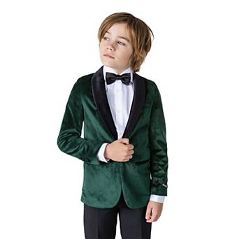 Boys 2-16 OppoSuits Deluxe Solid Velvet Dinner Jacket