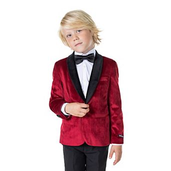 Boys 2-16 OppoSuits Deluxe Solid Velvet Dinner Jacket