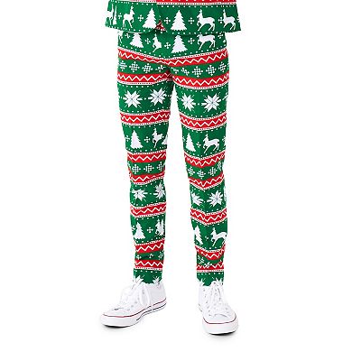 Boys 2-16 OppoSuits Festive Holiday Jacket, Pants & Tie Suit Set