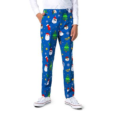 Boys 2-8 OppoSuits Festive Holiday Jacket, Pants & Tie Suit Set