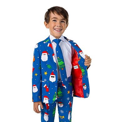 Boys 2-8 OppoSuits Festive Holiday Jacket, Pants & Tie Suit Set