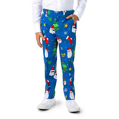 Boys 2-8 OppoSuits Festive Holiday Jacket, Pants & Tie Suit Set