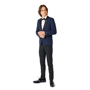Boys 2-16 OppoSuits Midnight Blue Jacket, Pants & Bowtie Tuxedo Set