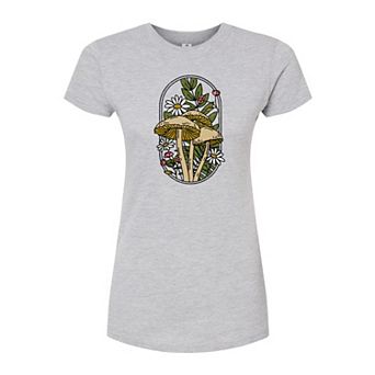 Juniors' Nature Scene Fitted Graphic Tee