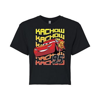 Disney / Pixar's Cars Juniors' Kachow Cropped Graphic Tee