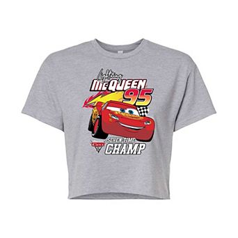 Disney / Pixar's Cars Juniors' McQueen Cropped Graphic Tee