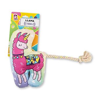 Magical Llama Squeaker Dog Chew Toy Plush Dog Toy