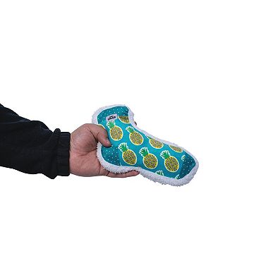 Squeaking Pineapple Plush Sock Dog Toy Whimsical Design