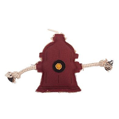 Eco-friendly Hydrant Canvas And Jute Dog Toy