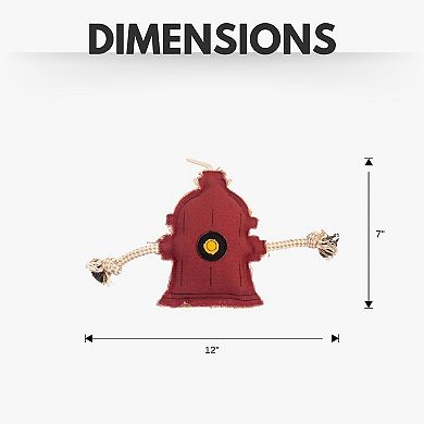 Eco-friendly Hydrant Canvas And Jute Dog Toy