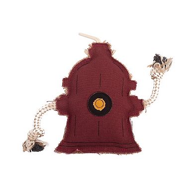 Eco-friendly Hydrant Canvas And Jute Dog Toy