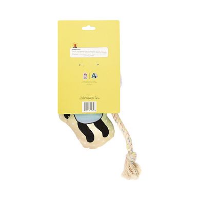 Space Panda Squeaker Dog Chew Toy Plush Dog Toy with Durable Texture