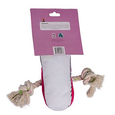 Squeaking Comfort Plush Sneaker Dog Toy