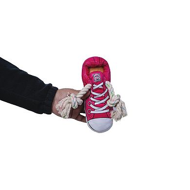 Squeaking Comfort Plush Sneaker Dog Toy