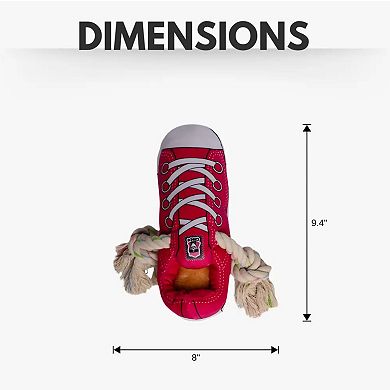 Squeaking Comfort Plush Sneaker Dog Toy